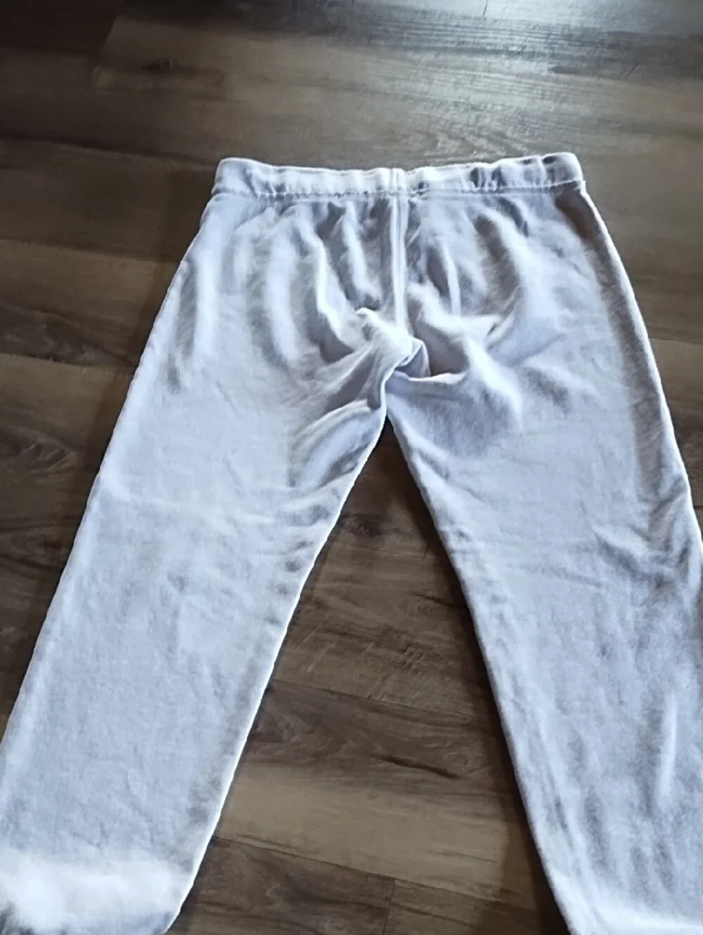 Aeropostale Light Gray Sweatpants with Pink '87' Logo
